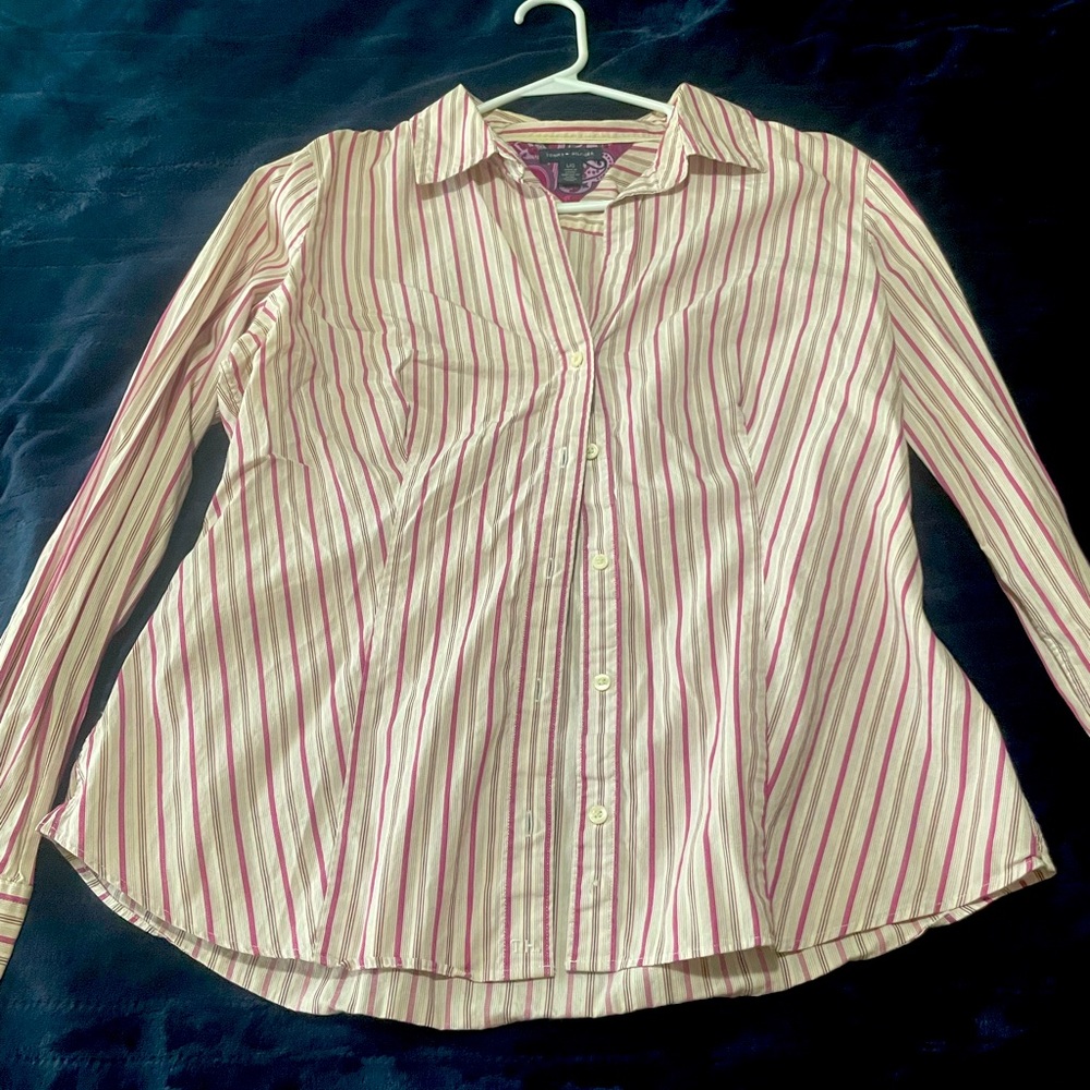 Womens button down blouse
